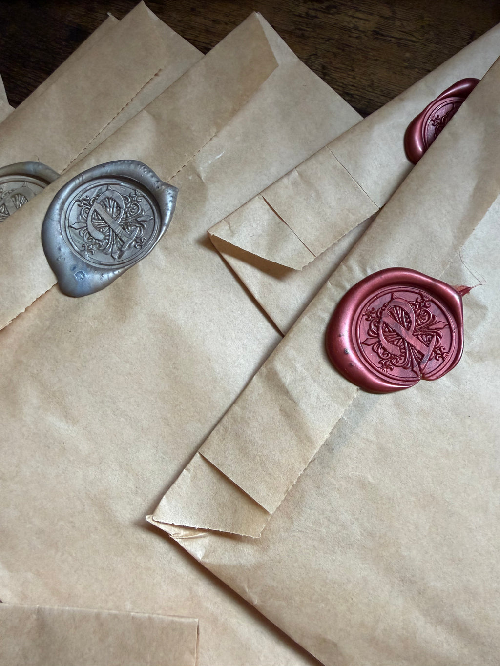 Wax-Sealed Posies Bags — Bead Board & Gacha Stationery + Self-Care Bundles