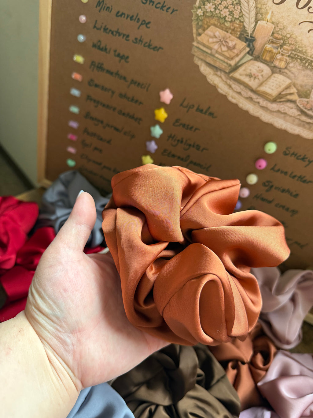 Silk Whisper — Oversized Luxury Satin Scrunchie