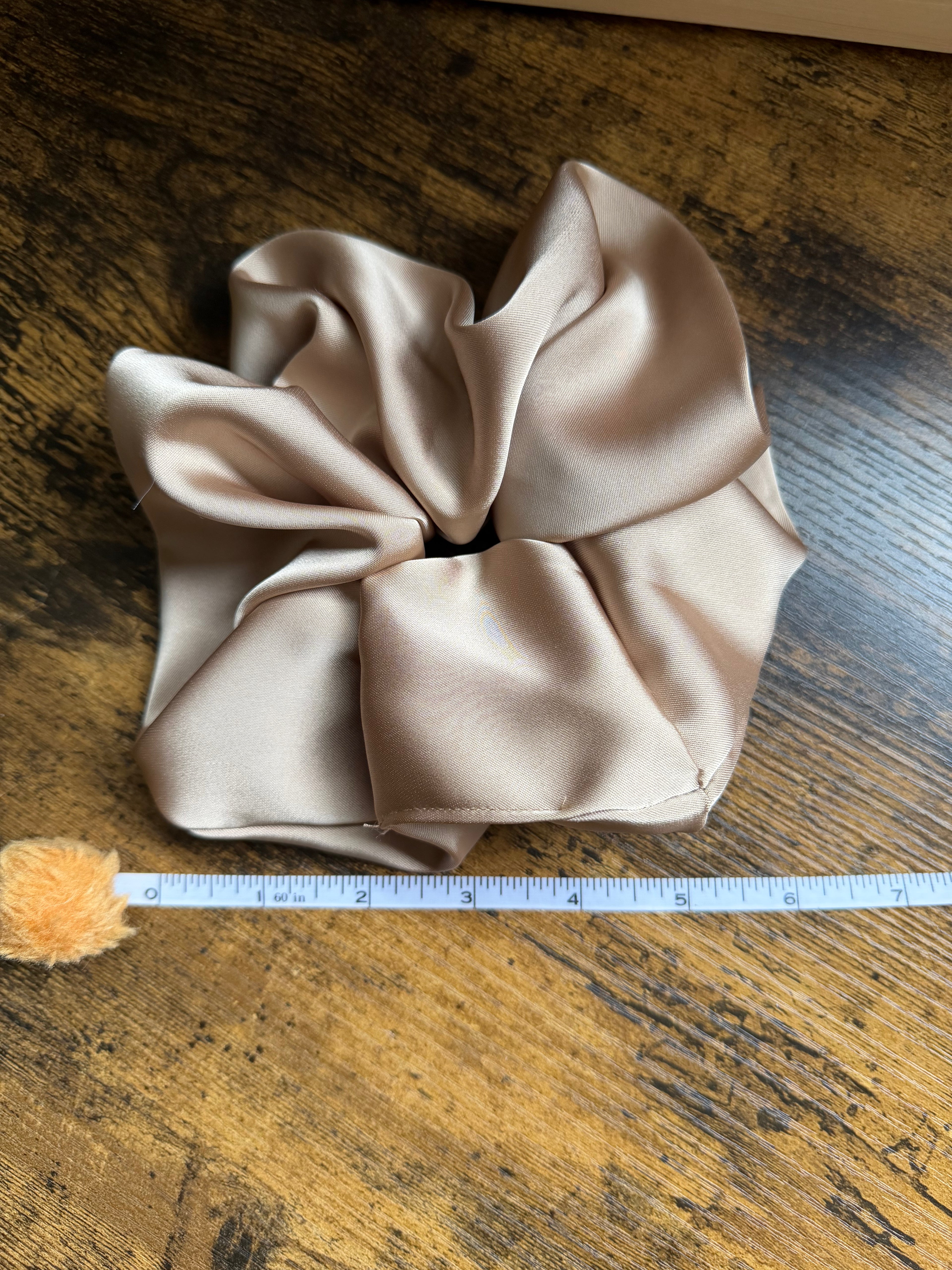 Silk Whisper — Oversized Luxury Satin Scrunchie