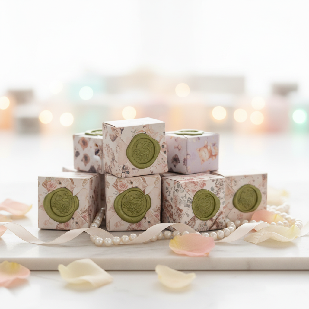 Cube Boxes on Marble
