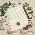Letter-Forward Love Letter Flat Lay