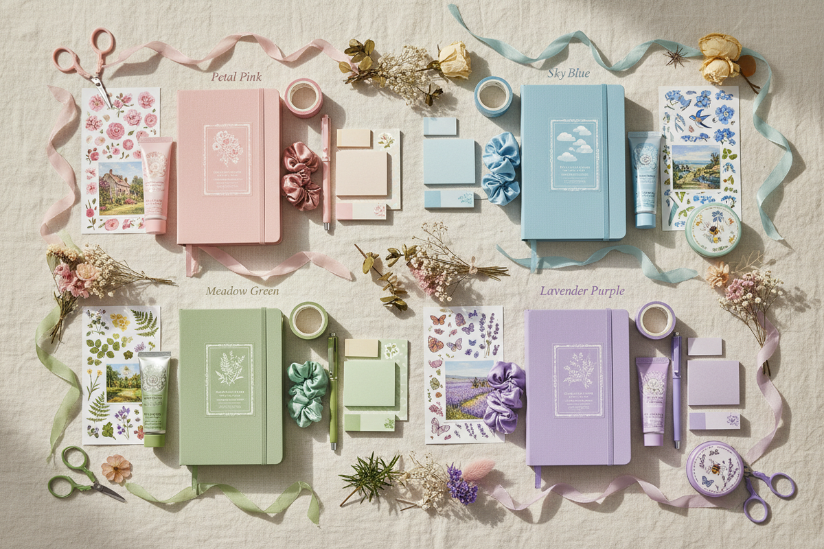 Posies Color Theme Box — All Four Palettes
