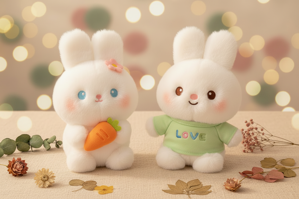 Two Bunnies - Flat Shirt